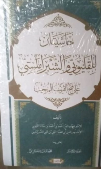 Image of حاشيتان للقليوبي و الشبراملسي على فتح القريب المجيب